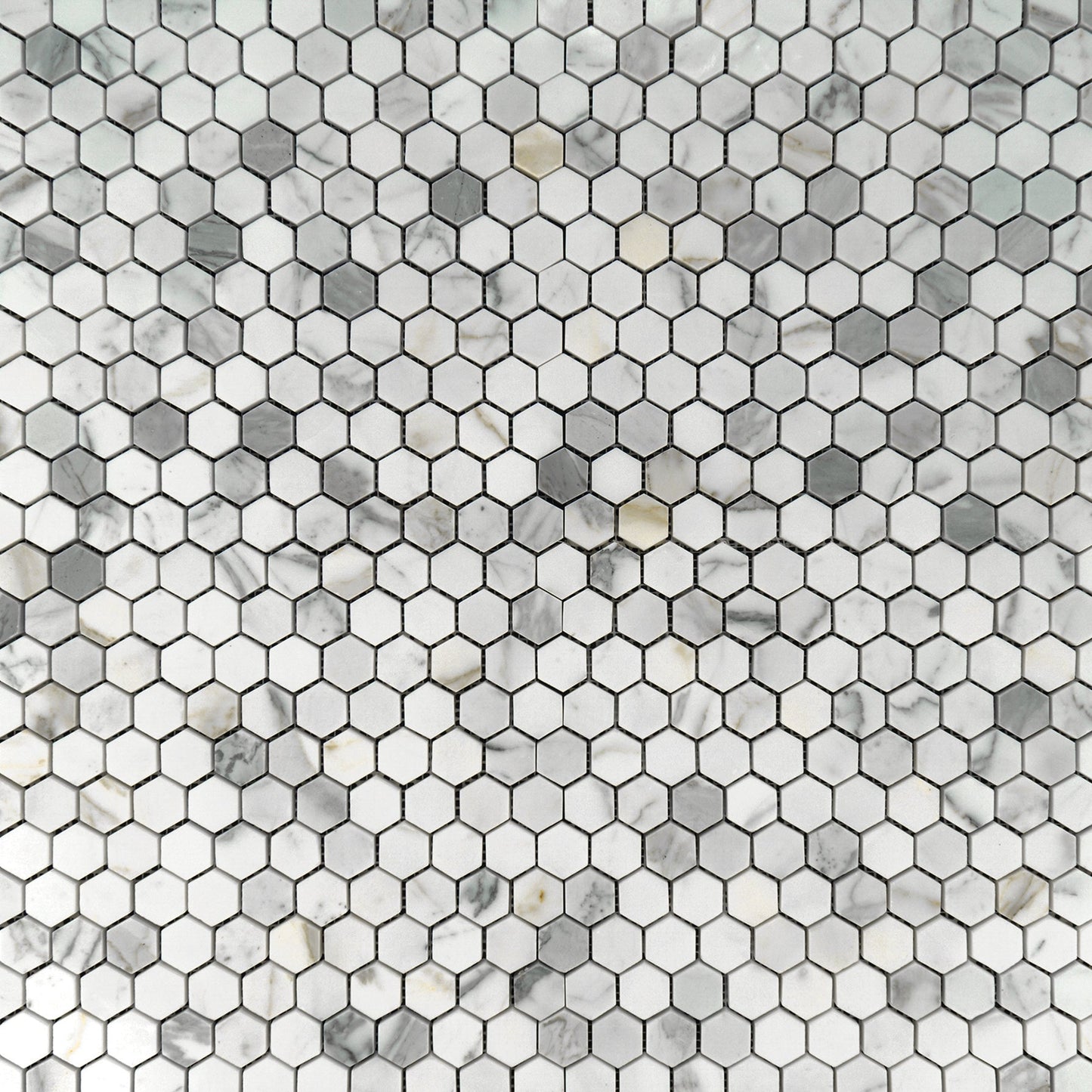 Calacatta Gold Hexagon 1" Mosaic