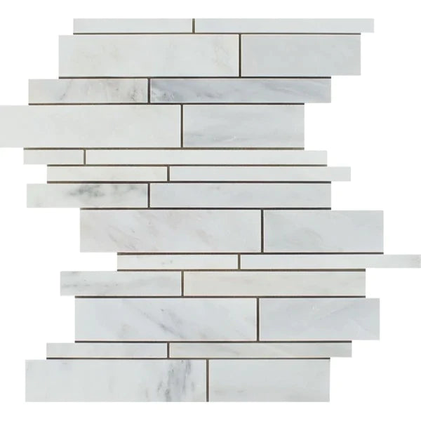 Oriental White Manhattan Mosaic
