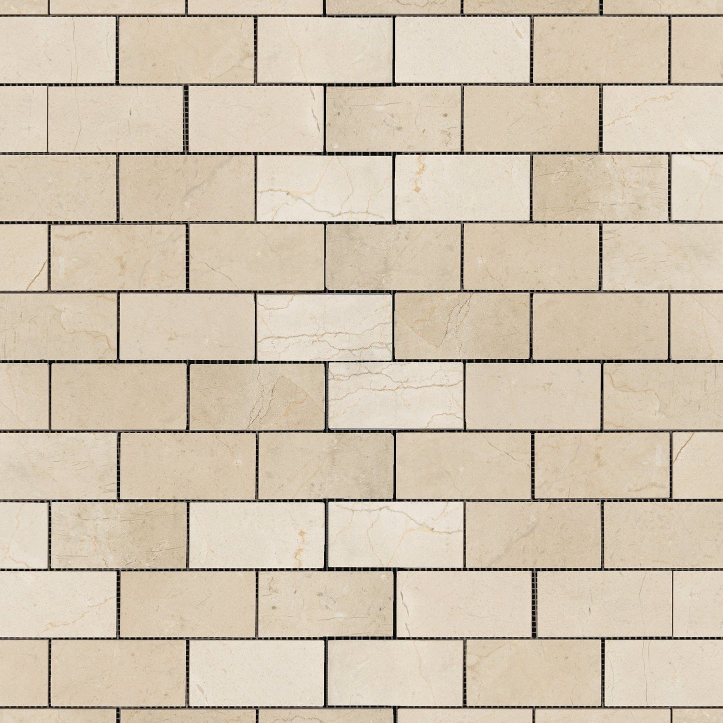 Crema Marfil Brick 2x4 Mosaic