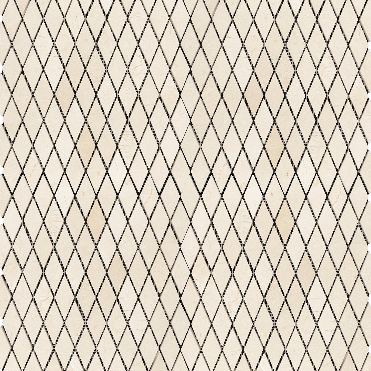 Crema Marfil Diamond Mosaic