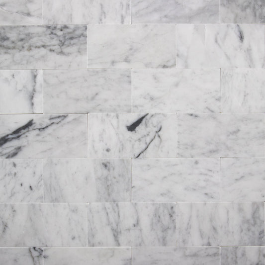 Carrara White 3x6 Tile