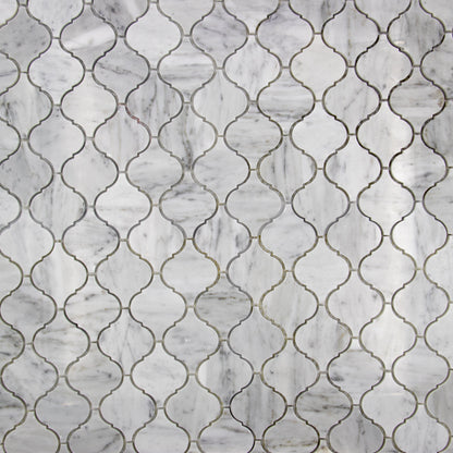 Carrara White Lantern Mosaic