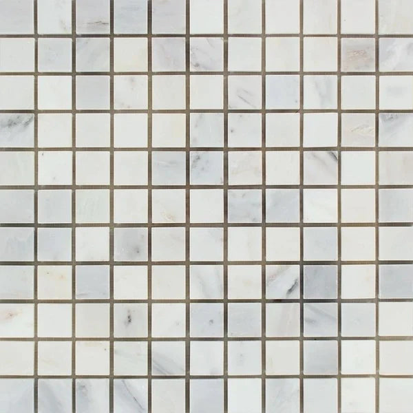 Oriental White 1"x1" Mosaic