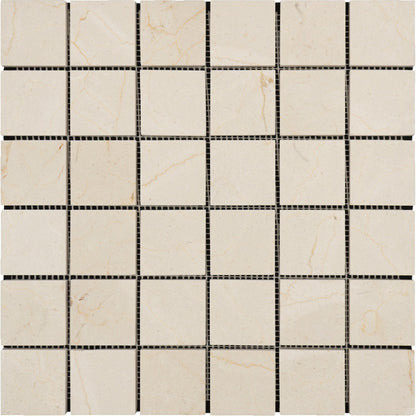 Crema Marfil 2x2 Mosaic