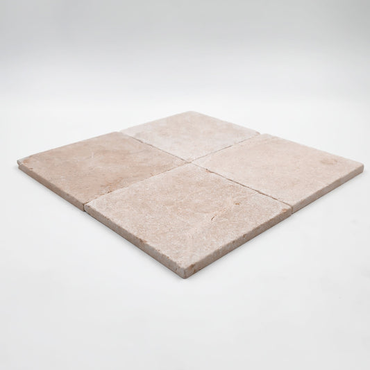 Crema Marfil 6x6 Tumbled Tile