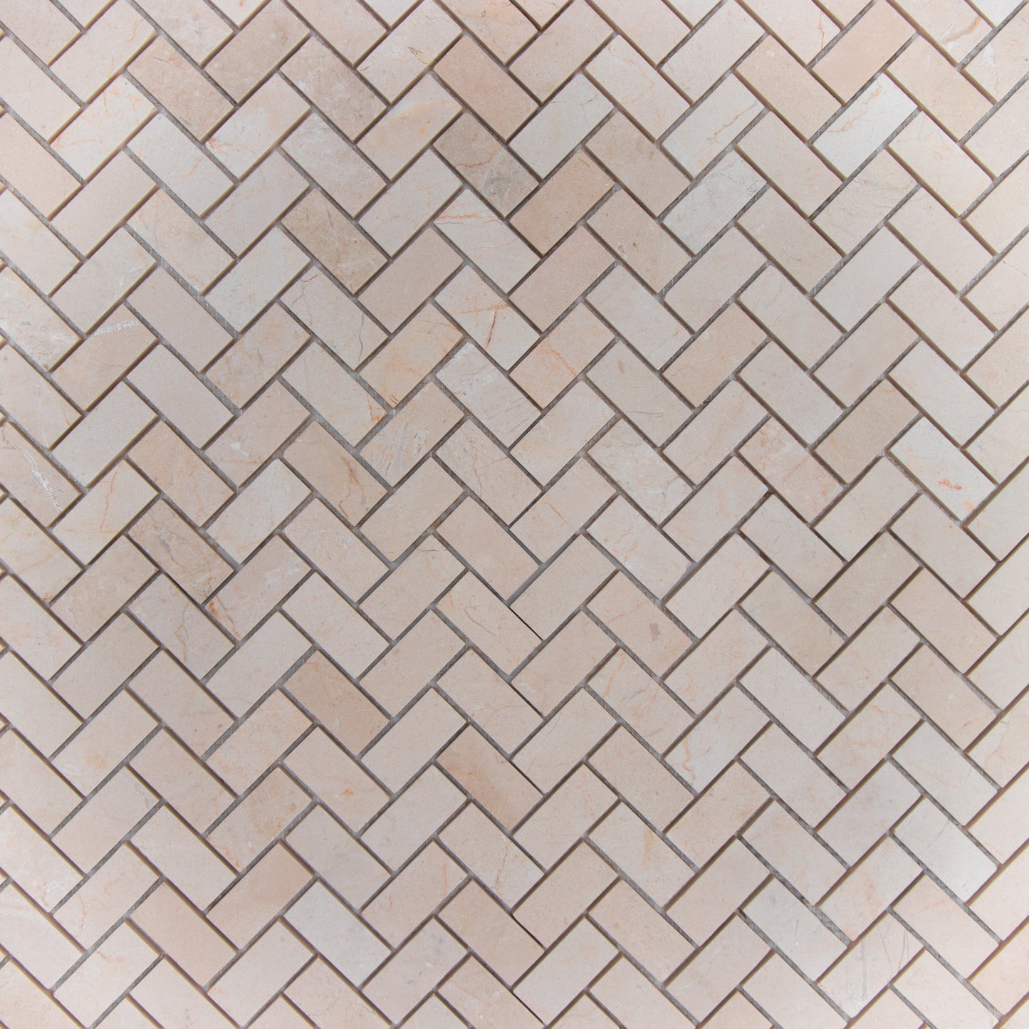 Crema Marfil Herringbone 1x2 Mosaic