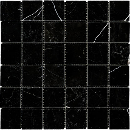 Nero Marquina 2x2 Mosaic