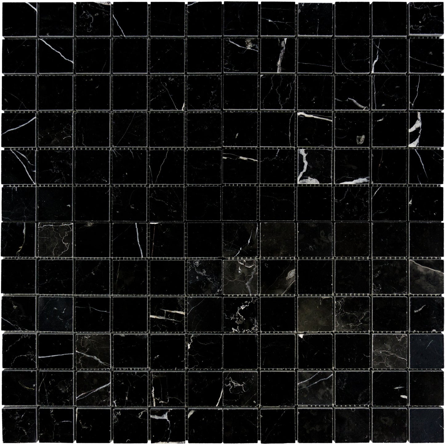 Nero Marquina 2x2 Mosaic