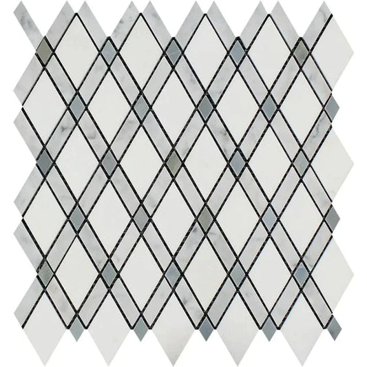 Thassos Lattice with Grey Mosaic